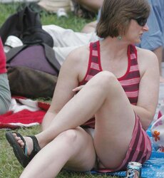 Mature Granny Upskirt