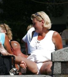 Mature Granny Upskirt