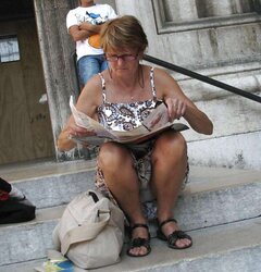Mature Granny Upskirt