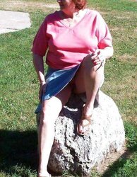 Mature Granny Upskirt