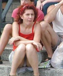 Mature Granny Upskirt