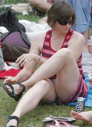 Mature Granny Upskirt