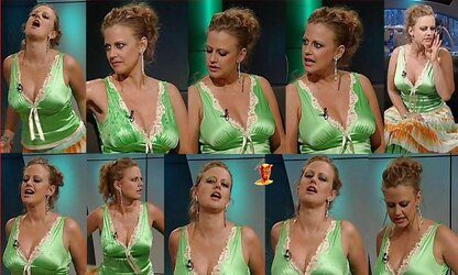 Barbara Schoeneberger mix up german massive breasts celeb - Part III