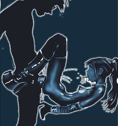 Extraordinary Faux-Cock Knuckle Female Domination Cartoon