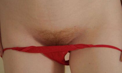 Kira Redhead Inexperienced In Witness Thru Crimson Sundress