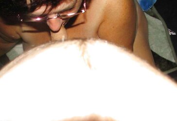 Doing a blowage to my stud