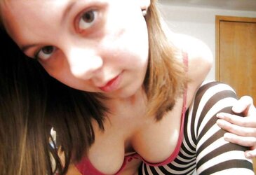 Faces and down half-shirt