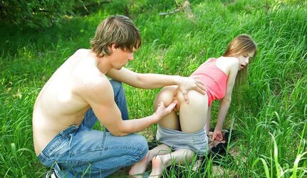 Being Outdoors Makes Her Super-Naughty