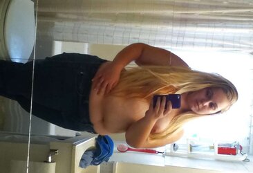 Round Platinum-Blonde Teenager