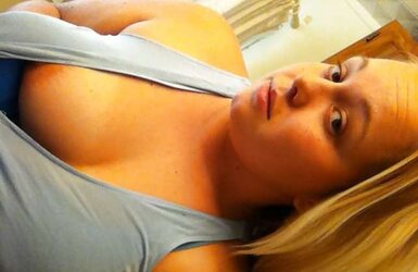 Round Platinum-Blonde Teenager