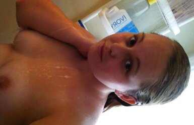 Round Platinum-Blonde Teenager
