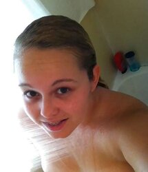 Round Platinum-Blonde Teenager