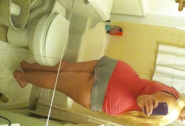Round Platinum-Blonde Teenager