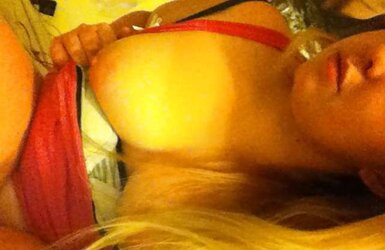 Round Platinum-Blonde Teenager