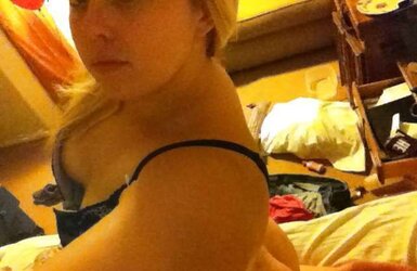 Round Platinum-Blonde Teenager