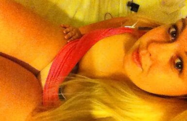 Round Platinum-Blonde Teenager
