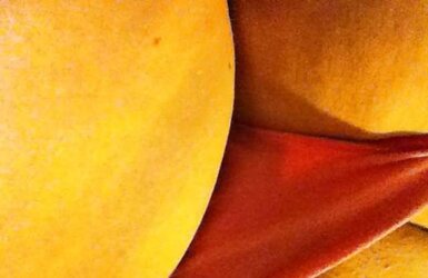 Round Platinum-Blonde Teenager