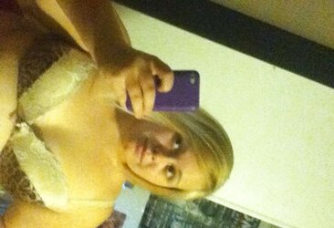 Round Platinum-Blonde Teenager
