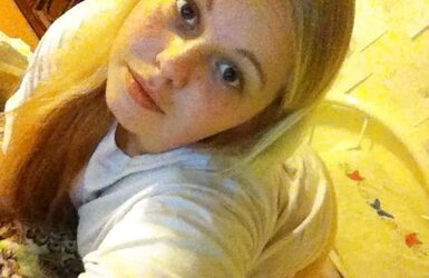 Round Platinum-Blonde Teenager