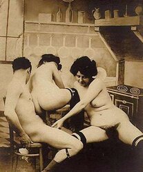 Vintage Porn Image Art trio - Various Artists c.
