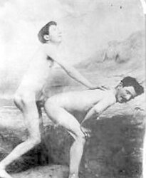Vintage Porn Image Art trio - Various Artists c.