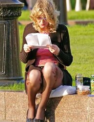 Upskirt and tights