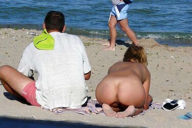 Joy with Wifey at the Beach