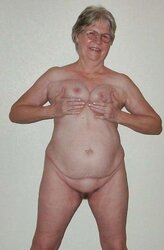 Grey hair granny