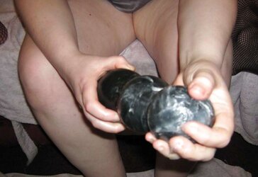 Penetrations .. Gigantic fake penis and knuckle .