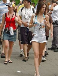 Women in brief skirts - ten (non bare, handsome images)