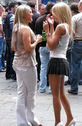 Women in brief skirts - ten (non bare, handsome images)
