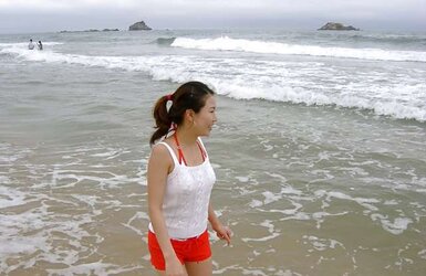 Fledgling Korea gf Naked and Bathing Suit Image