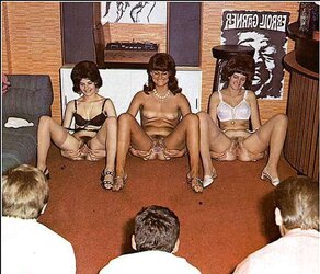 Vintage: 3 couples having a joy evening