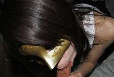 Hooded Chinese Gal Gargling Manhood