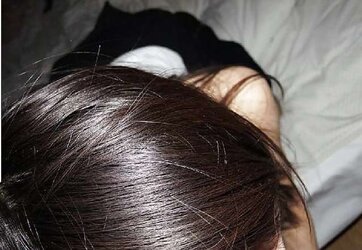 Hooded Chinese Gal Gargling Manhood