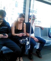 Voyeur Candid - More transit cuties