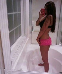 Tisha Posing Bare In Bathroom