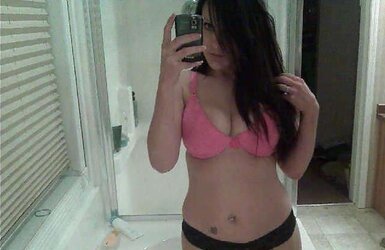 Tisha Posing Bare In Bathroom