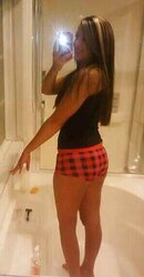 Tisha Posing Bare In Bathroom