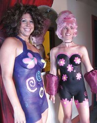 Crazy women outdoors