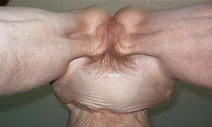 ENORMOUSLY LEAN AND HIGHLY OLD WOOLY GRANNY