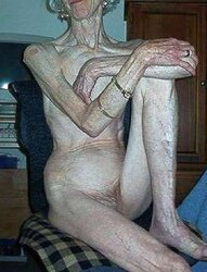 ENORMOUSLY LEAN AND HIGHLY OLD WOOLY GRANNY