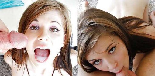 From the Moshe Files: Before and After Spunk Facial Cumshot