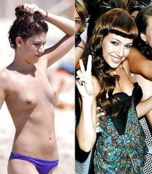 Famosas pilladas en toples