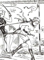 Thematic Drawn Porn Art 11 - D/S (two)