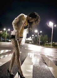 Tights high-heeled slippers only the hottest