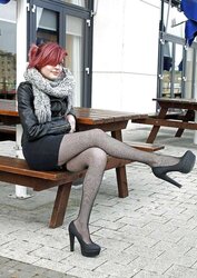 Tights high-heeled slippers only the hottest