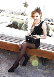 Tights high-heeled slippers only the hottest