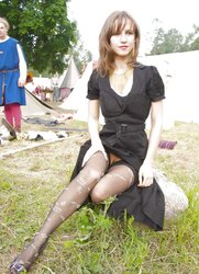 Tights high-heeled slippers only the hottest