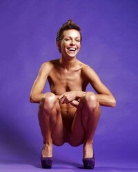 Tigh olena in purple style shoot